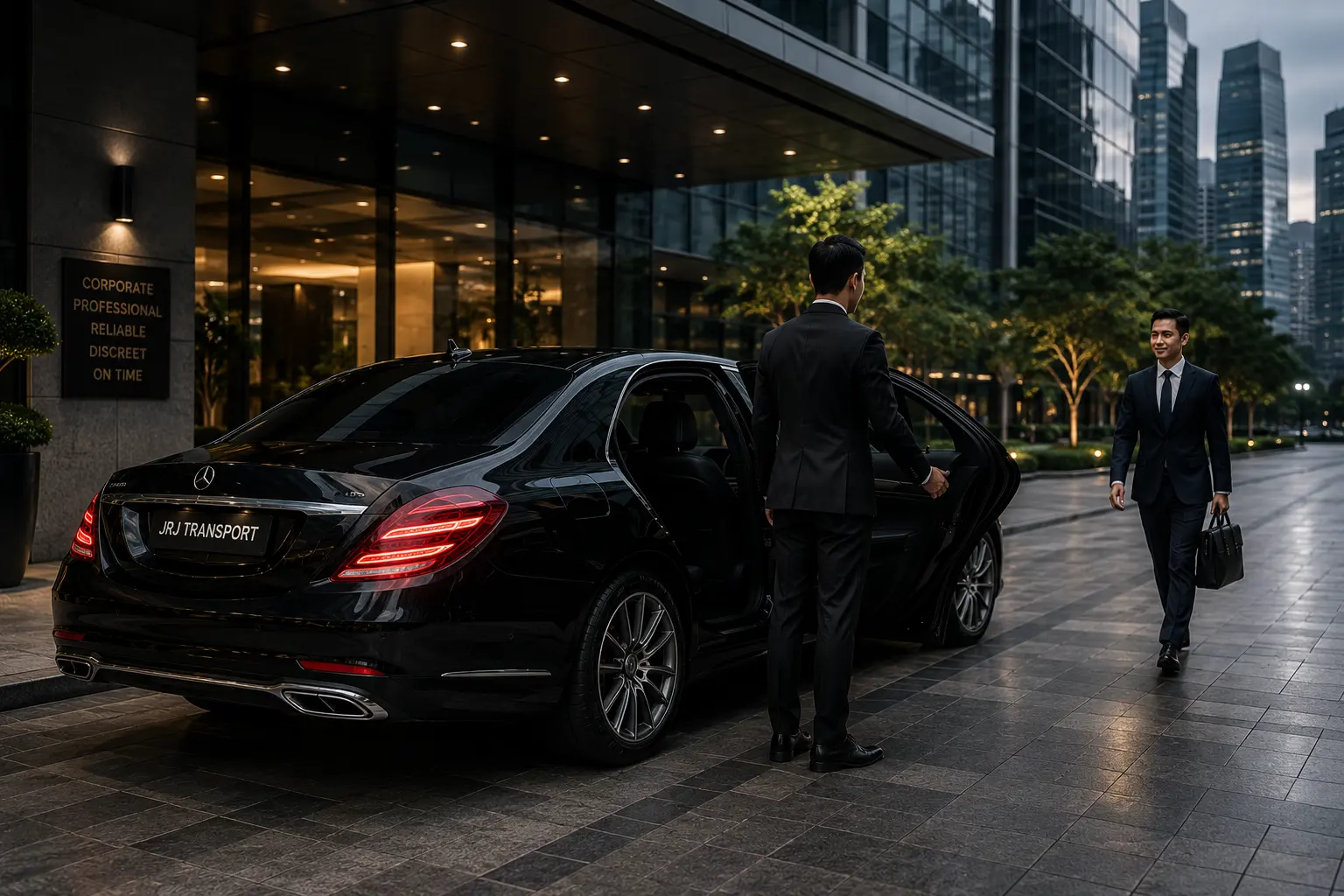 Corporate chauffeur and business transport
